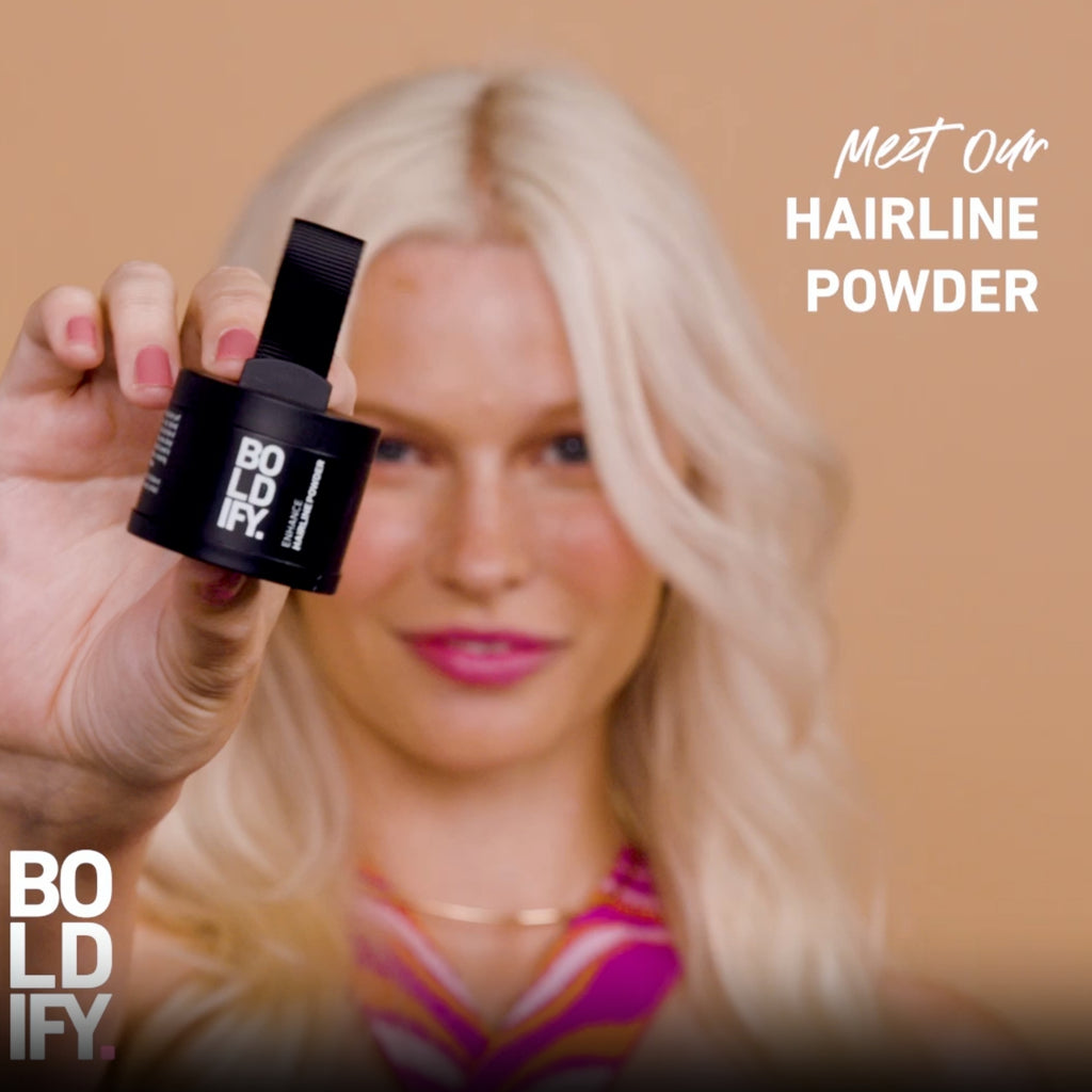 Root Touch Up Powder for Thinning Hair & Gray Coverage with Dual-Ended Brush