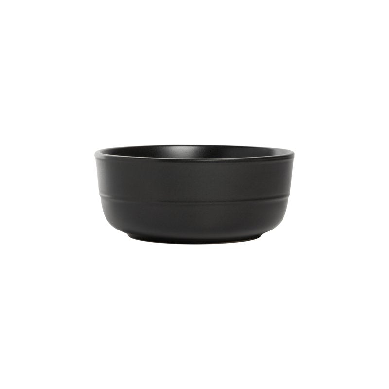 Round Cereal Bowl Set of 6 - 24 oz Matte Black
