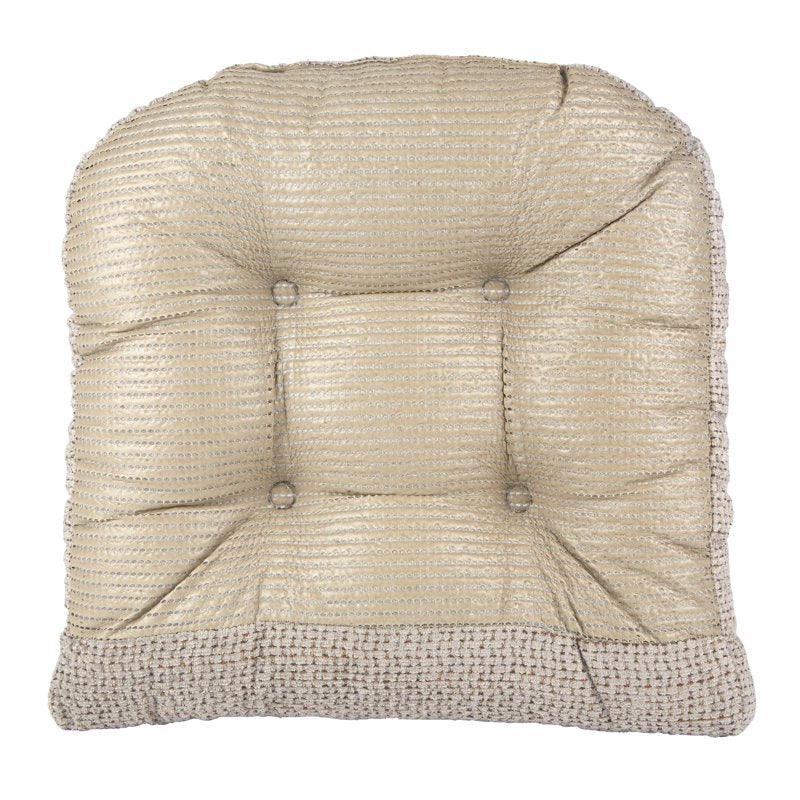 Non-Slip 17-Inch Chair Cushion Set of 2 - Graystone