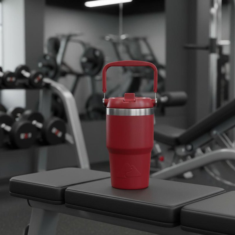 18 oz Stainless Steel Insulated Swivel Tumbler - Maroon