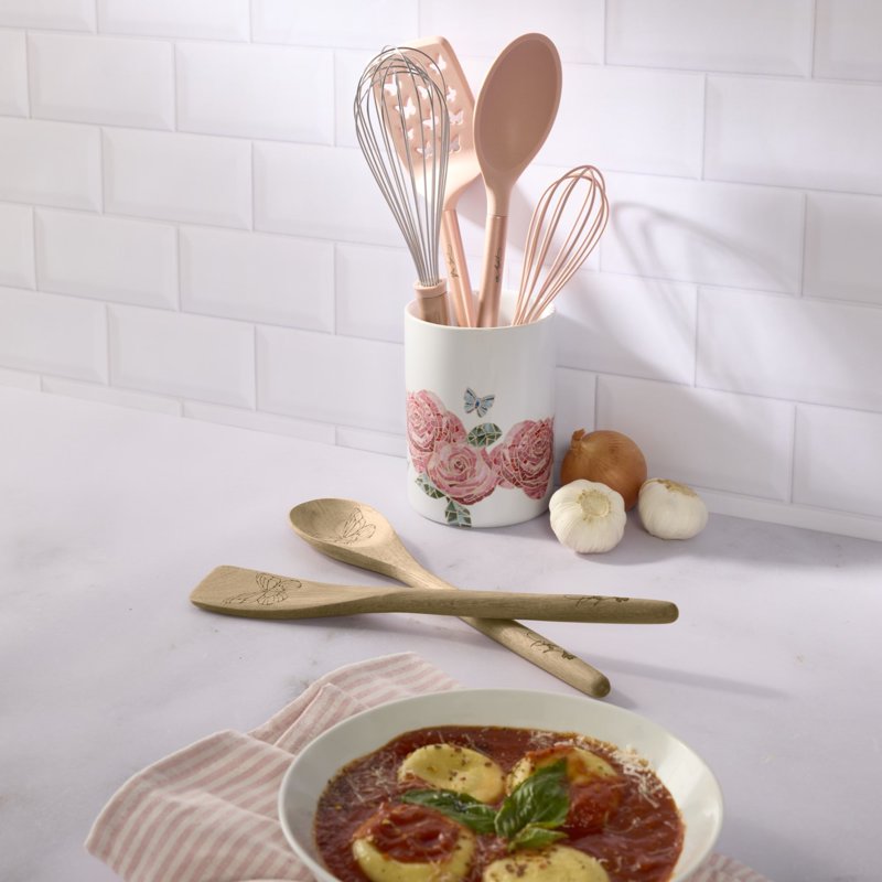 Acacia Wood Kitchen Tool Set - 2-Piece Turner & Spoon