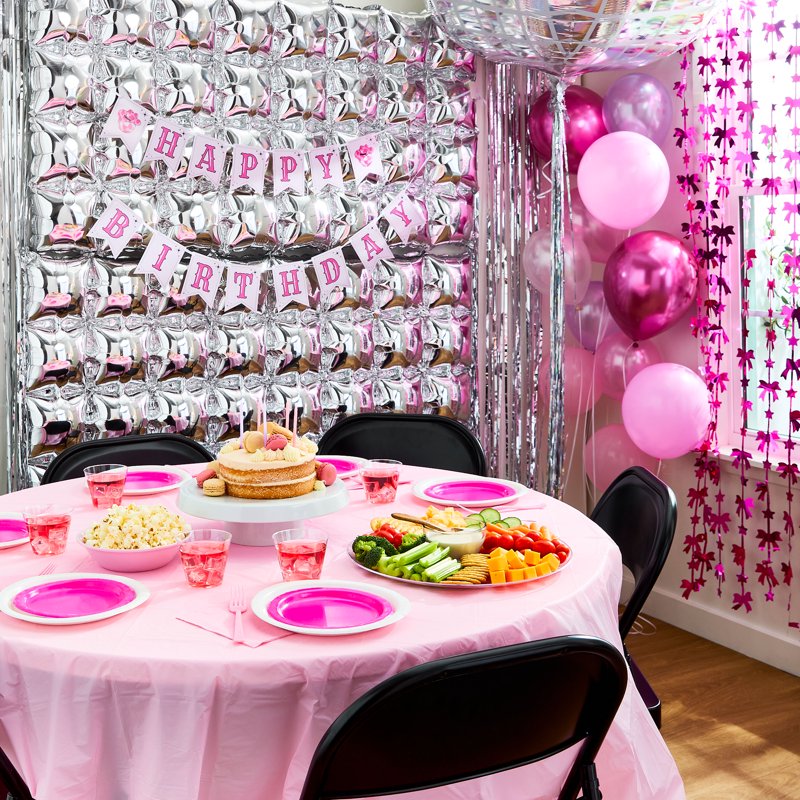 Silver Foil Balloon Backdrops - 55 Inch Party Decor Set of 2 for Weddings & Events