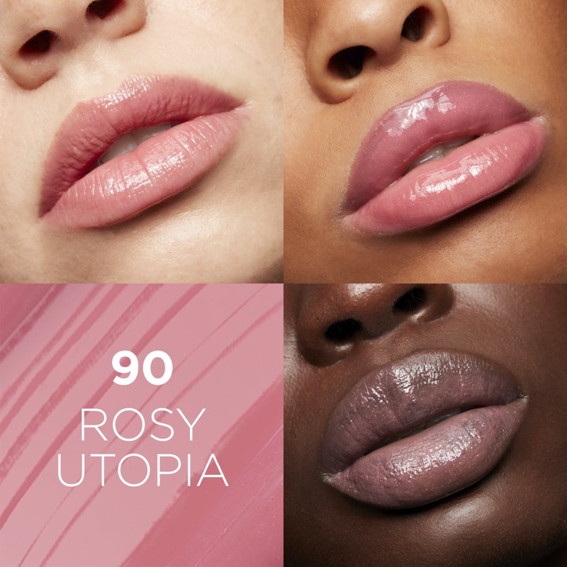 Hydrating Balm-in-Gloss with Hyaluronic Acid - Rosy Utopia