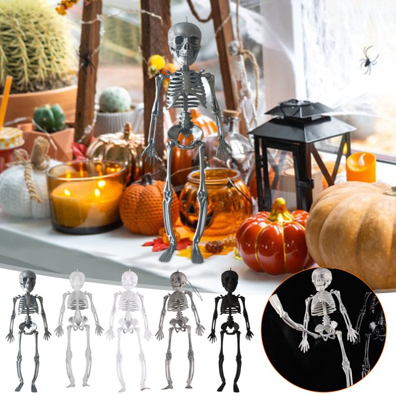 Darzheoy 11.5-Inch Halloween Skeleton Decoration - C Variation