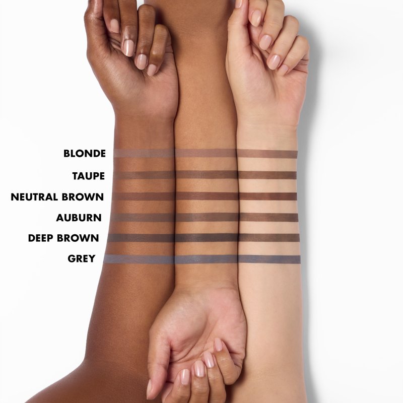 Waterproof Eyebrow Pencil with Spoolie - 3 Pack, Taupe