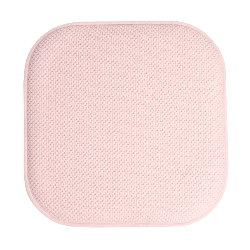 Memory Foam Chair Pad 16" x 16" - Non-Slip, Pink - 4 Pack