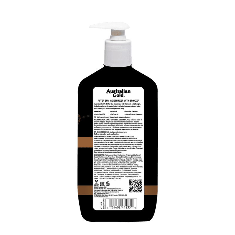 After Sun Moisturizer with Bronzer - Hydrating Lotion, 16 fl. oz