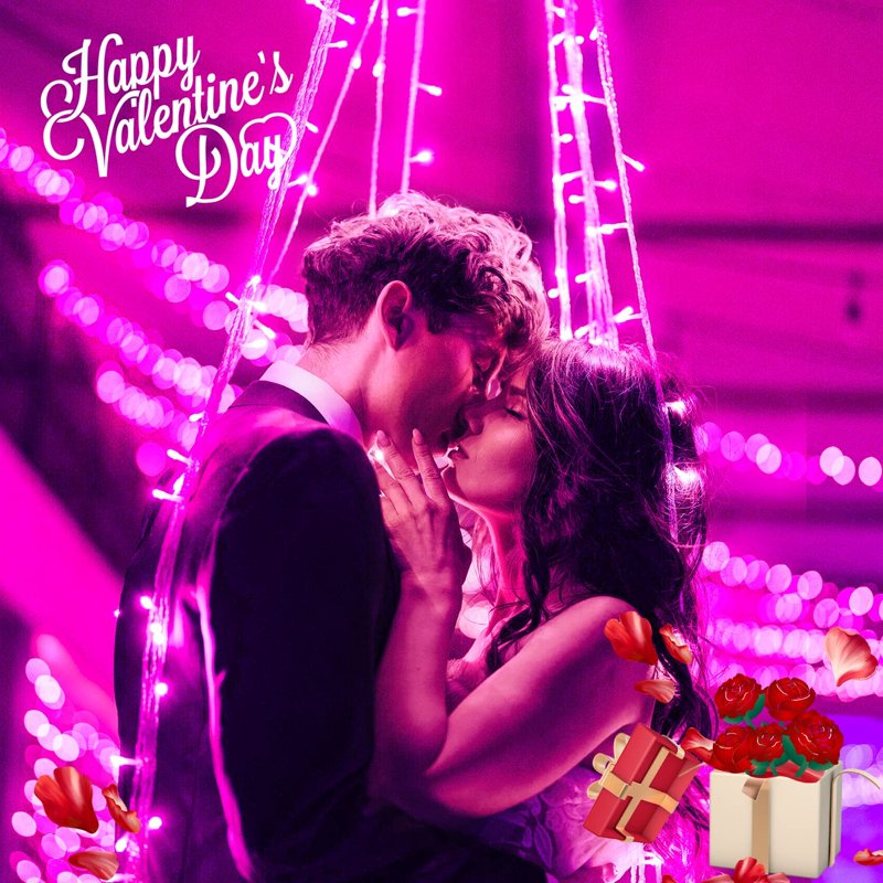 Pink Connectable LED String Lights 33ft 8 Modes Indoor Outdoor Valentine Decor