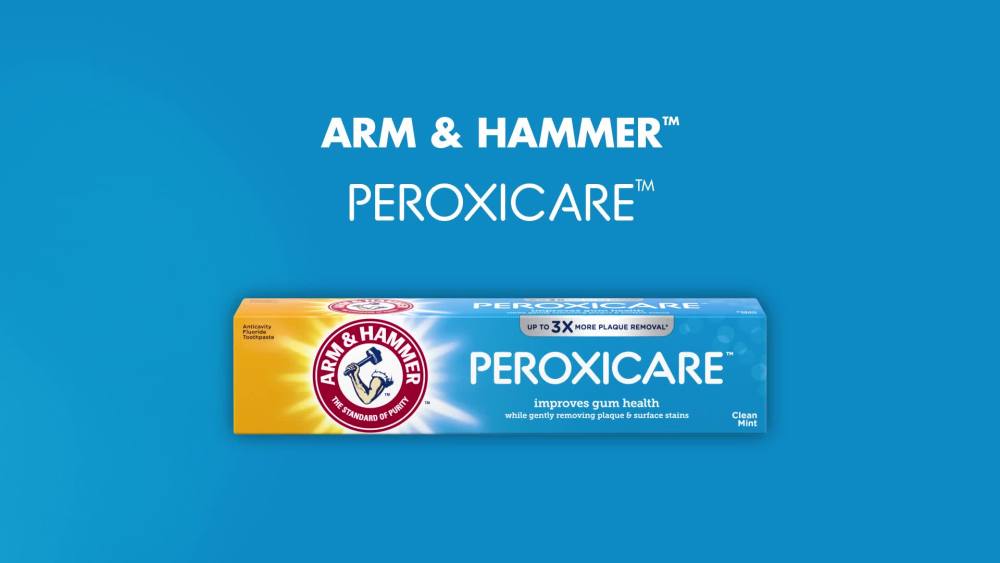 Peroxicare Fluoride Toothpaste with Baking Soda - Clean Mint