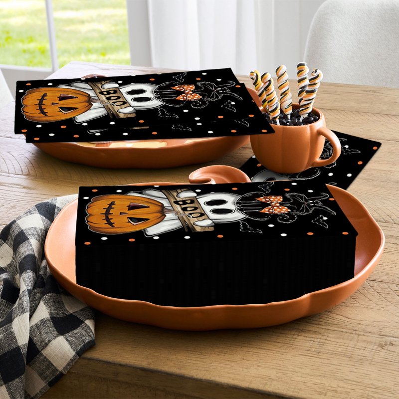 Halloween Jack-O'-Lantern Paper Napkins 100PCS - TypeK Variation