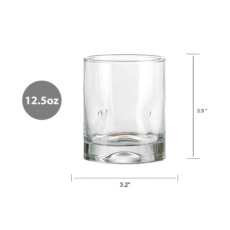 Lyra Glass Drinkware Set - 12.5 oz, 4-Piece, 6 Pack