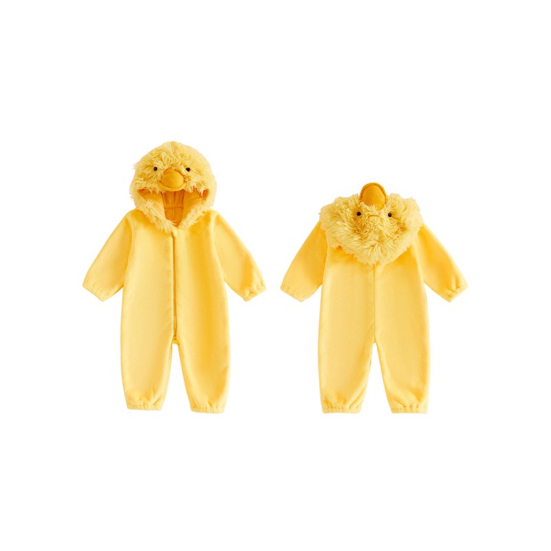 Yellow Duck Toddler Baby Girl Boy Halloween Costume Cosplay Jumpsuit - 4-5 Years