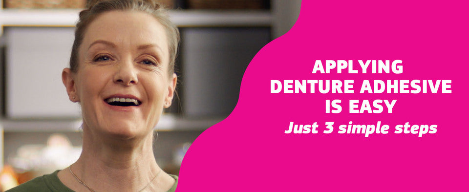 Denture Adhesive Cream with Precision Tip, 2 oz Tubes - 3 Pack
