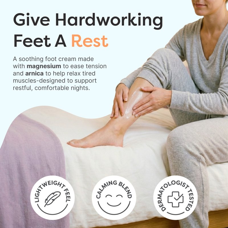 ZenToes Magnesium Foot Cream with Arnica for Relaxation and Care, 2