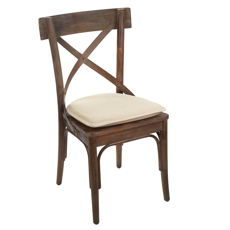 Non-Slip Chair Cushion Set of 4 - 15" x 16" - Beige