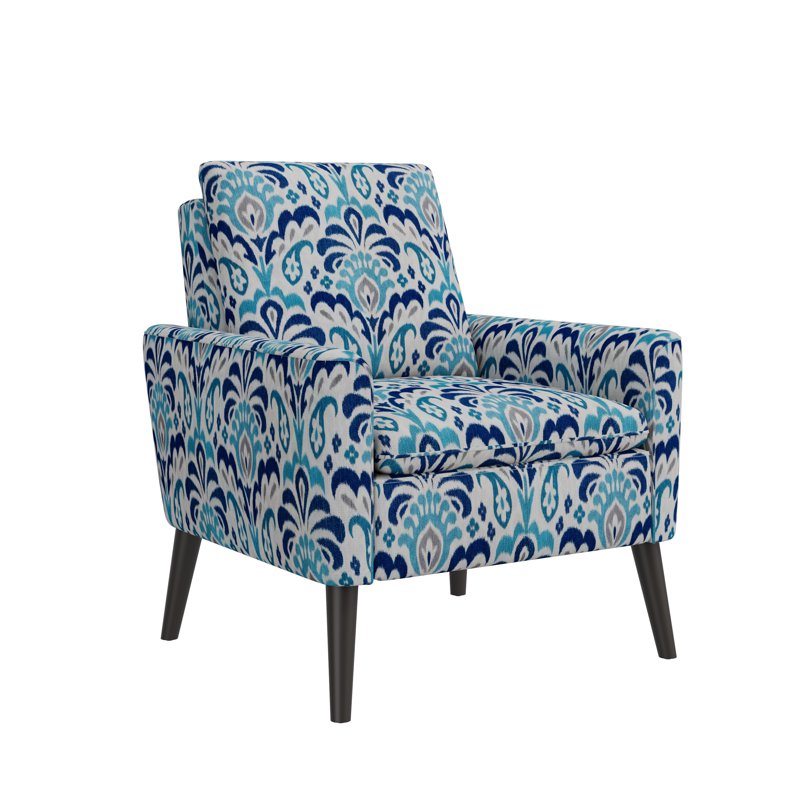 Mid-Century Modern Small Space Armchair - Multiple Colors