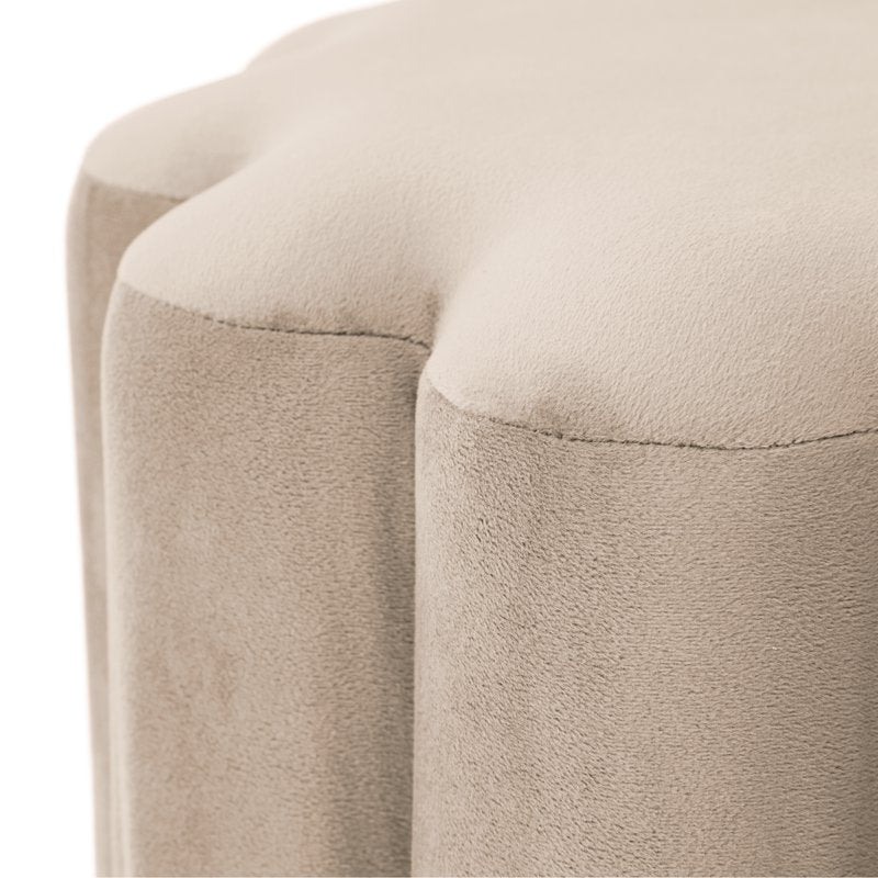 Lillian Velvet Tufted Ottoman - Multiple Colors Available