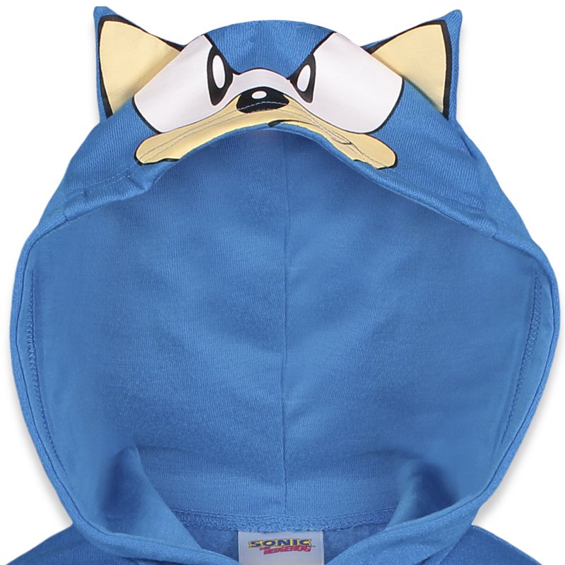 Toddler Boys Sonic the Hedgehog Fleece Zip-Up Hoodie - Blue 2T Variation
