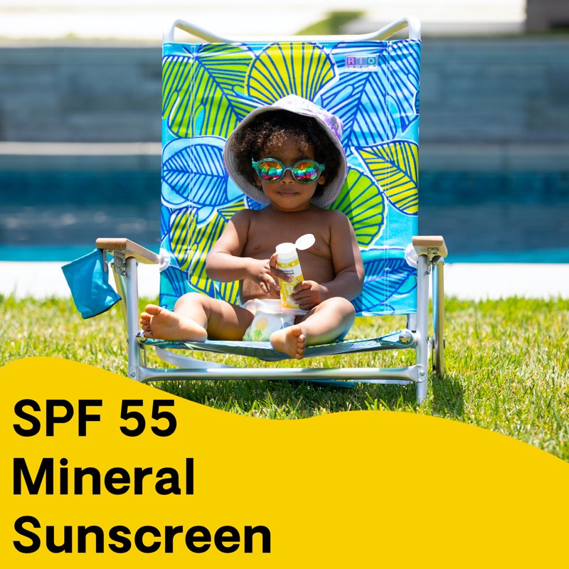 Baby Mineral Sunscreen Lotion SPF 55+ with Prebiotics - 3 oz