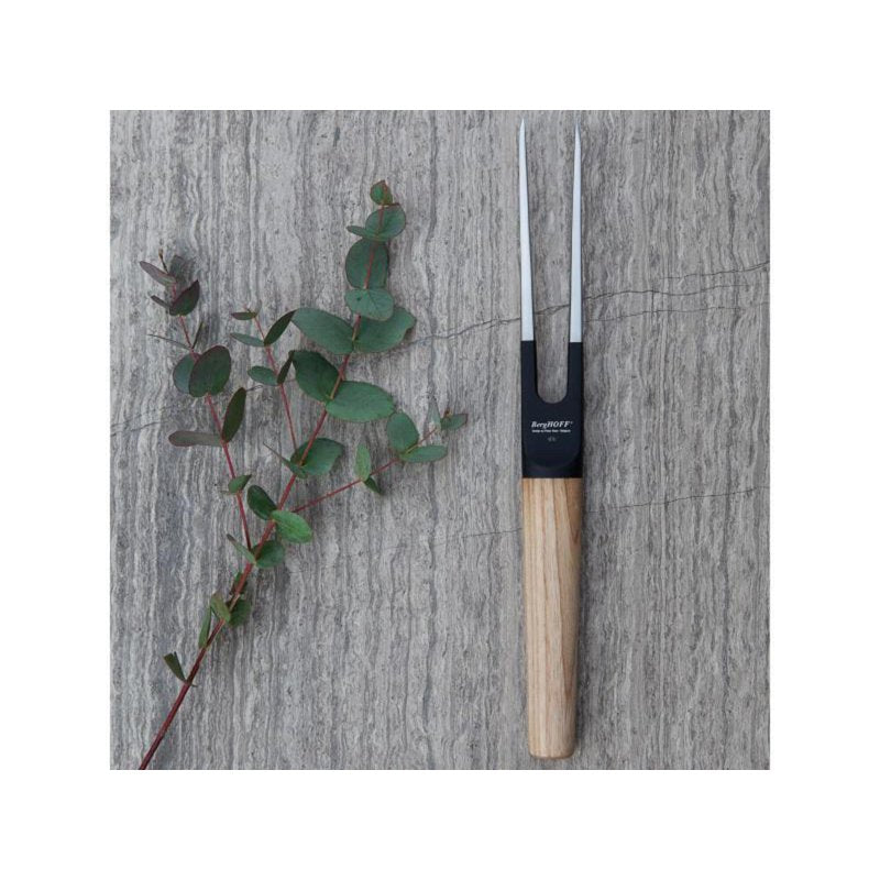 Multicolored 6.75" Carving Fork - Ergonomic Ash Wood Handle