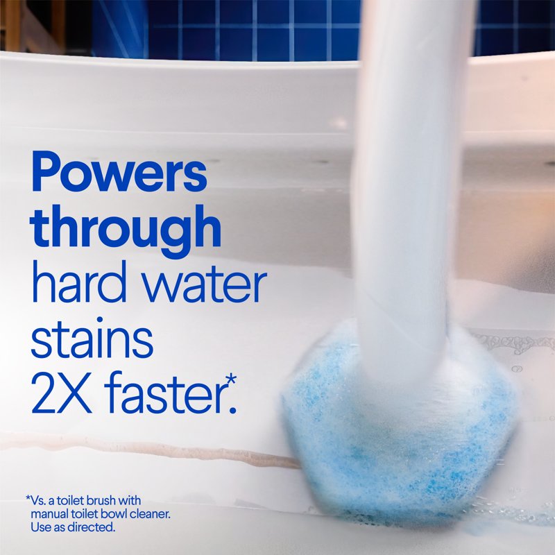 2 Pack ToiletWand Disinfecting Scrubbing Pads - Preloaded with Cleaner