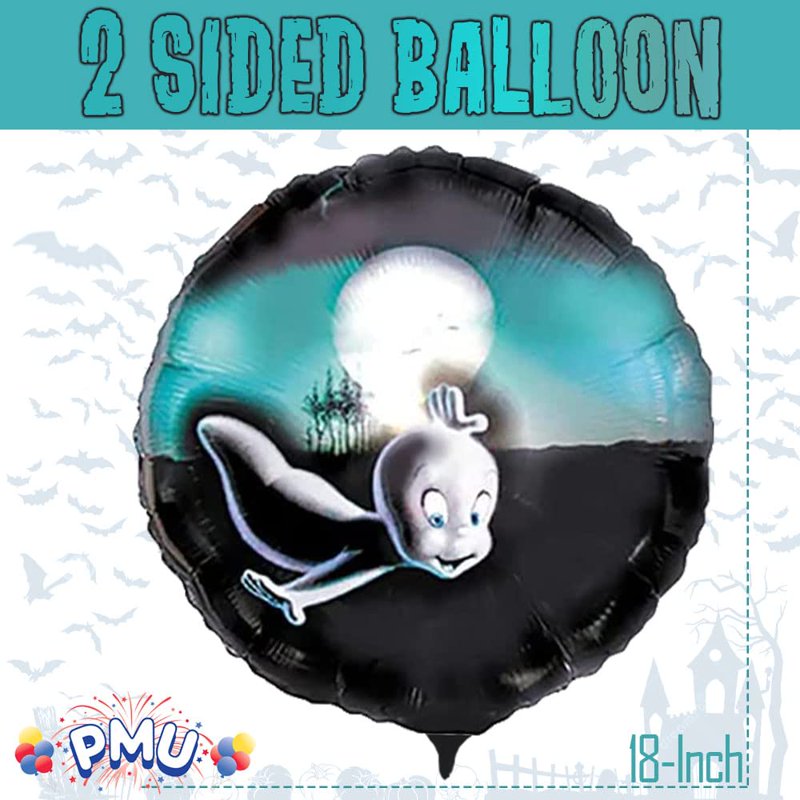 Halloween Casper the Friendly Ghost Mylar Balloon Pack 10 - 18 Inch