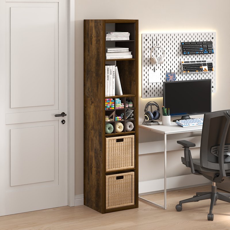 Open Back Decorative Cube Storage Organizer - 5-Cube Unit