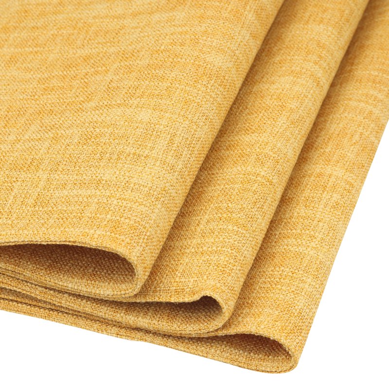 Solid Color Table Runner - Yellow 12" x 71" - Linen Fabric