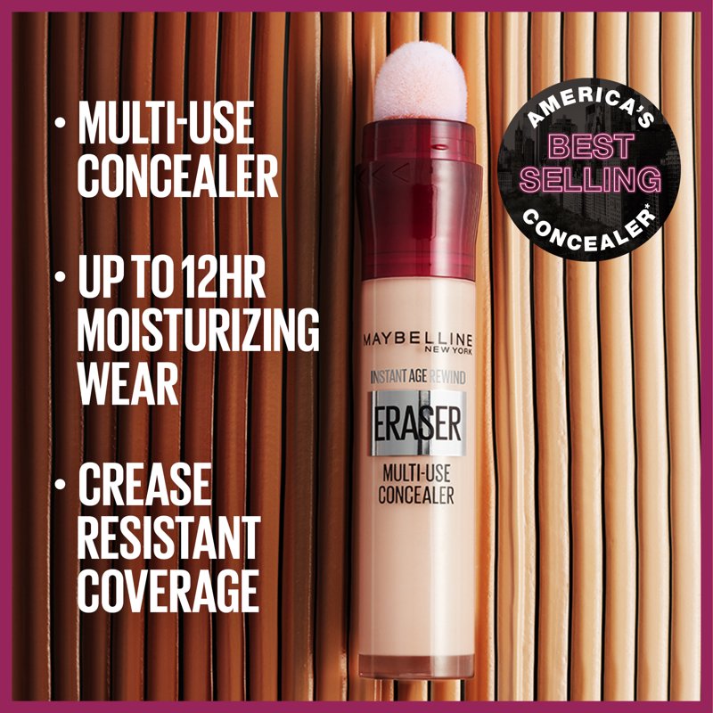 Instant Eraser Multi-Use Concealer - Full Coverage Under-Eye Corrector