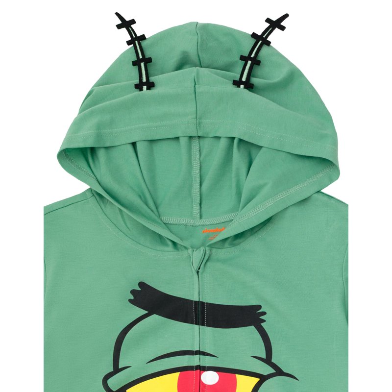 Nickelodeon SpongeBob Plankton Cosplay Costume Coverall - Green, 10-12 Variation