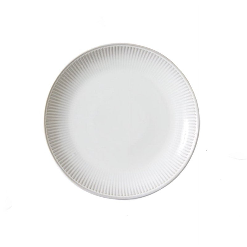 12-Piece Stoneware Dinnerware Set - Cream Color