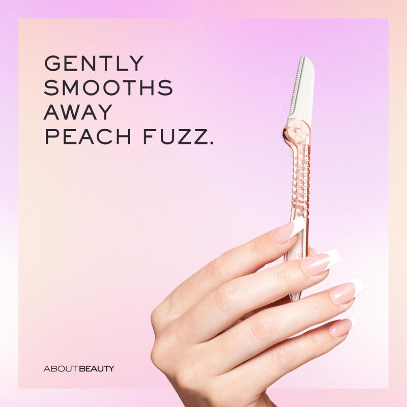 Fuzz-Free Folding Facial Razors - 3 Pack for Smooth Skin