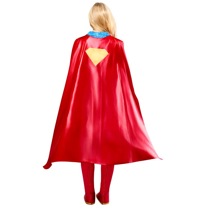 Supergirl Movie Deluxe Costume for Adults - Large - Blue, Red & Yellow