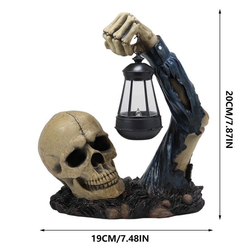 Halloween Skeleton Lantern Decor - Groundbreaking Skull Lights for Outdoor Garden and Home