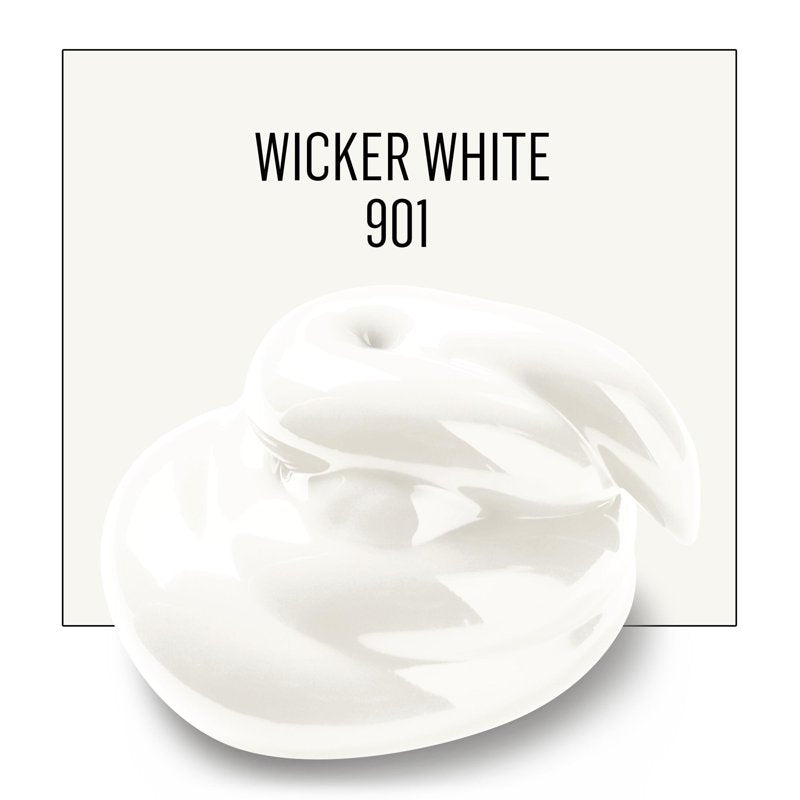 White Acrylic Craft Paint - Matte Finish, FolkArt 2 fl oz - Craft Supplies