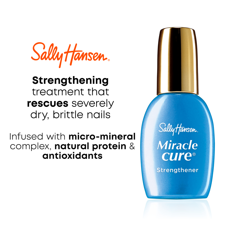 Miracle Cure Nail Strengthener Treatment - Clear, 0.45 oz