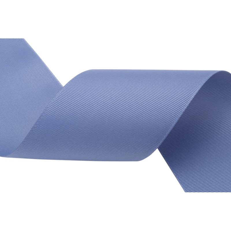 Grosgrain Ribbon 2.5 Inch x 25 Yards - Smoke Blue, Premium Polyester Craft Ribbon