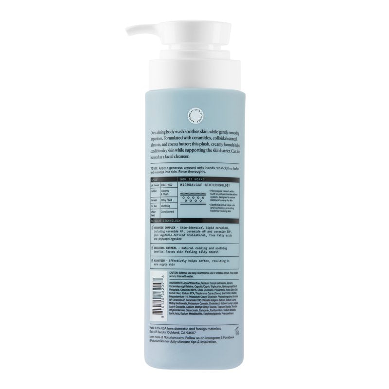 Ceramide Body Wash for Dry Sensitive Skin - Fragrance-Free 16.9 oz