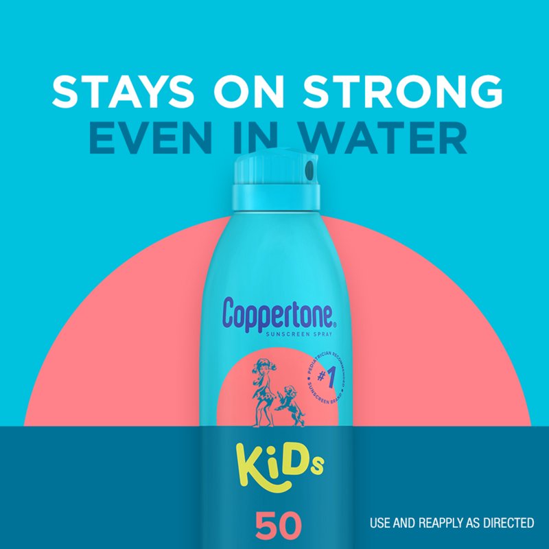 Kids Sunscreen Spray SPF 50 - Broad Spectrum Protection, 2 Pack