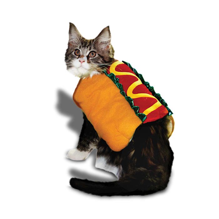 Petco Small Hotdog Pet Halloween Costume - Adjustable One-Piece Pet Costume for Dogs