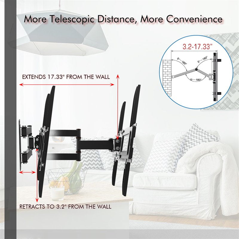32-65 Inch TV Stand with Adjustable Tilt - TMXD-103