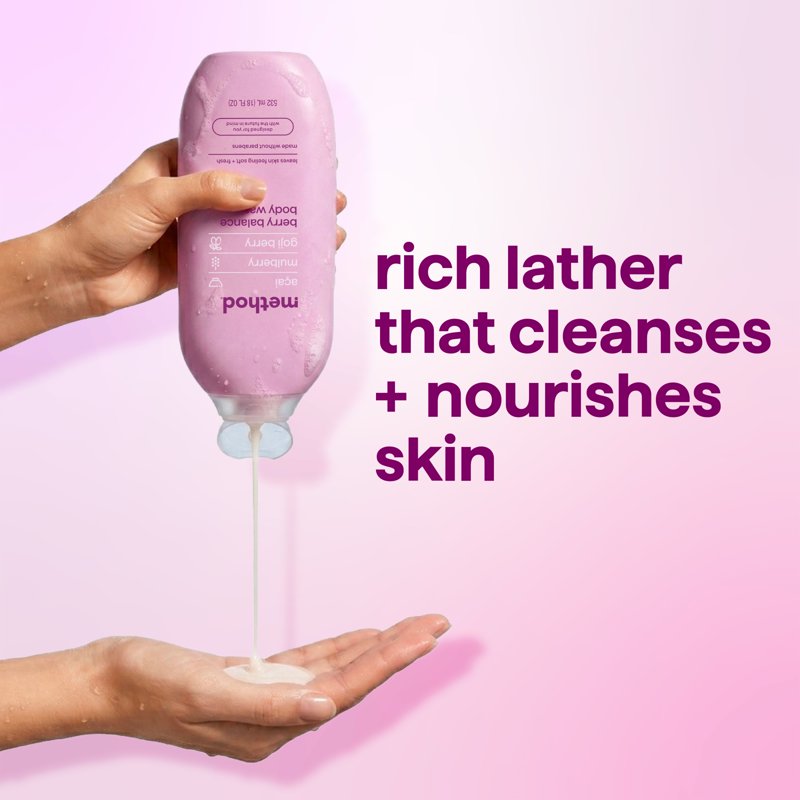 Berry Balance Body Wash - Moisturizing & Refreshing, 18 fl oz