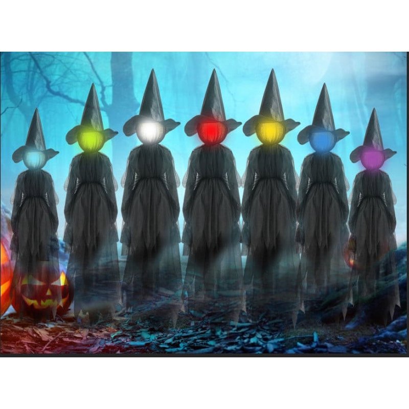 Halloween Hanging Ghost Decorations 59-Inch Skeleton Reapers Outdoor Party Props 2-Pack