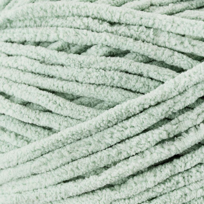 Bulk Chenille Yarn - Soft Plush Knitting & Crochet Thread, Sage, 220 yd