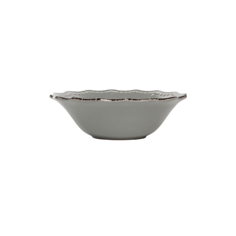 24 Piece Stoneware Dinnerware Set - Gray