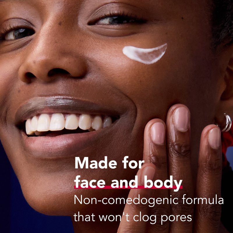 Moisturizing Face and Body Cream for Dry Sensitive Skin, 8 oz Tube