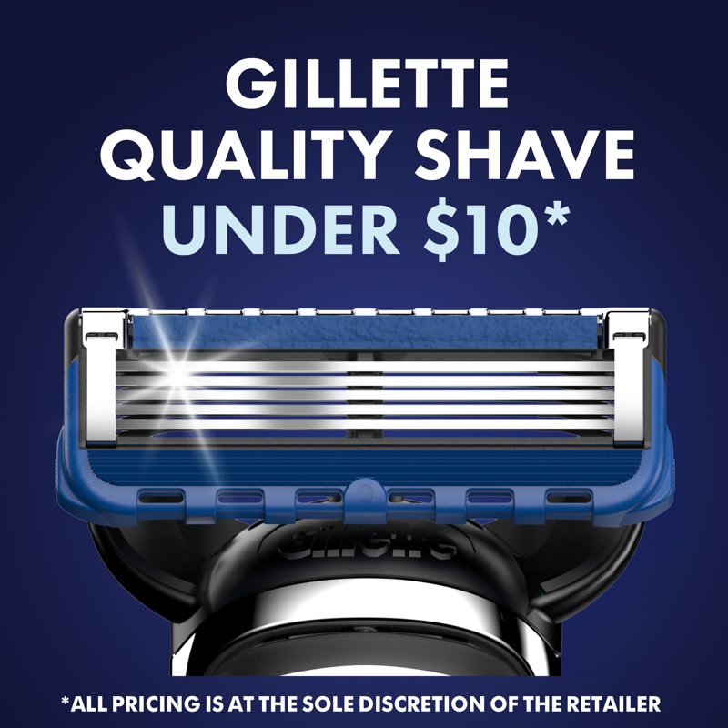 Razor Blade Refills with 5 Easy-Rinse Blades - Clean & Fresh