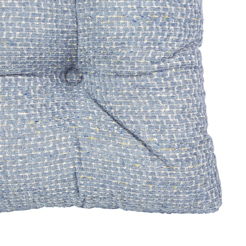 Tyson 17-Inch Non-Slip Dining Chair Cushion - Set of 2 - Delft Blue