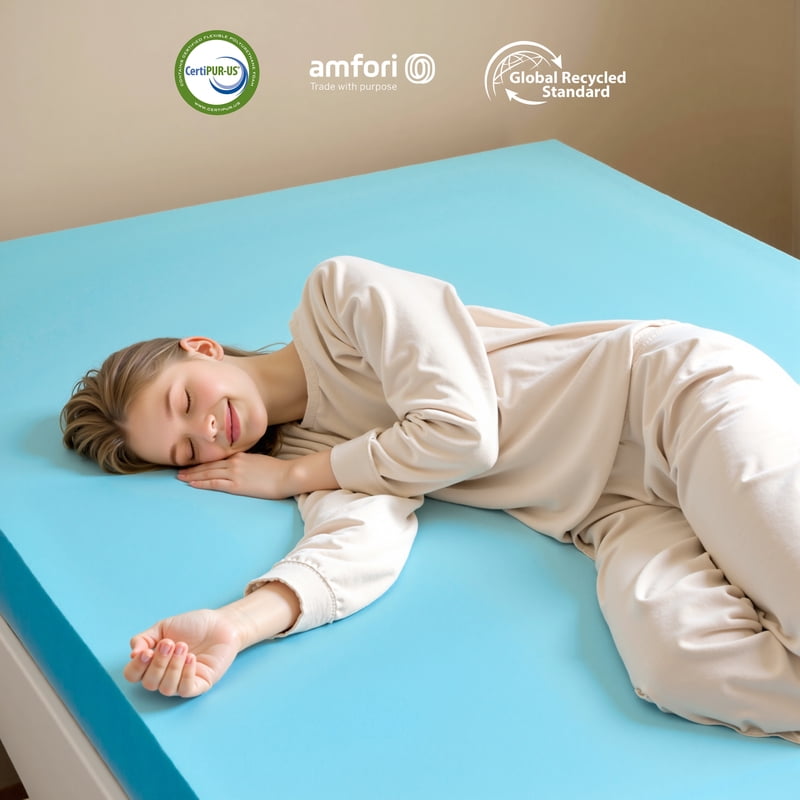 California King Gel Infused Memory Foam Mattress Topper - 3 Inch Thick Cooling Support