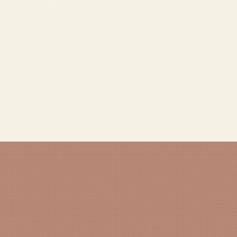Shower Curtain - Red and Ivory Colorblock Polyester, 72 x 70 Inches - Curtain